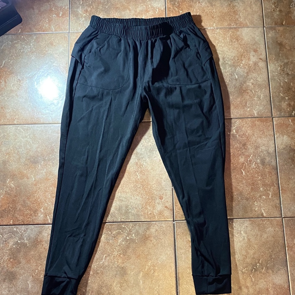 Coco + Carmen Black Joggers with Elastic Waistband